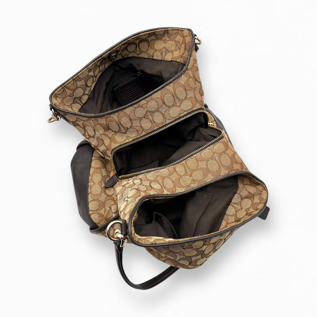 COACH MONOGRAM HOBO BAG