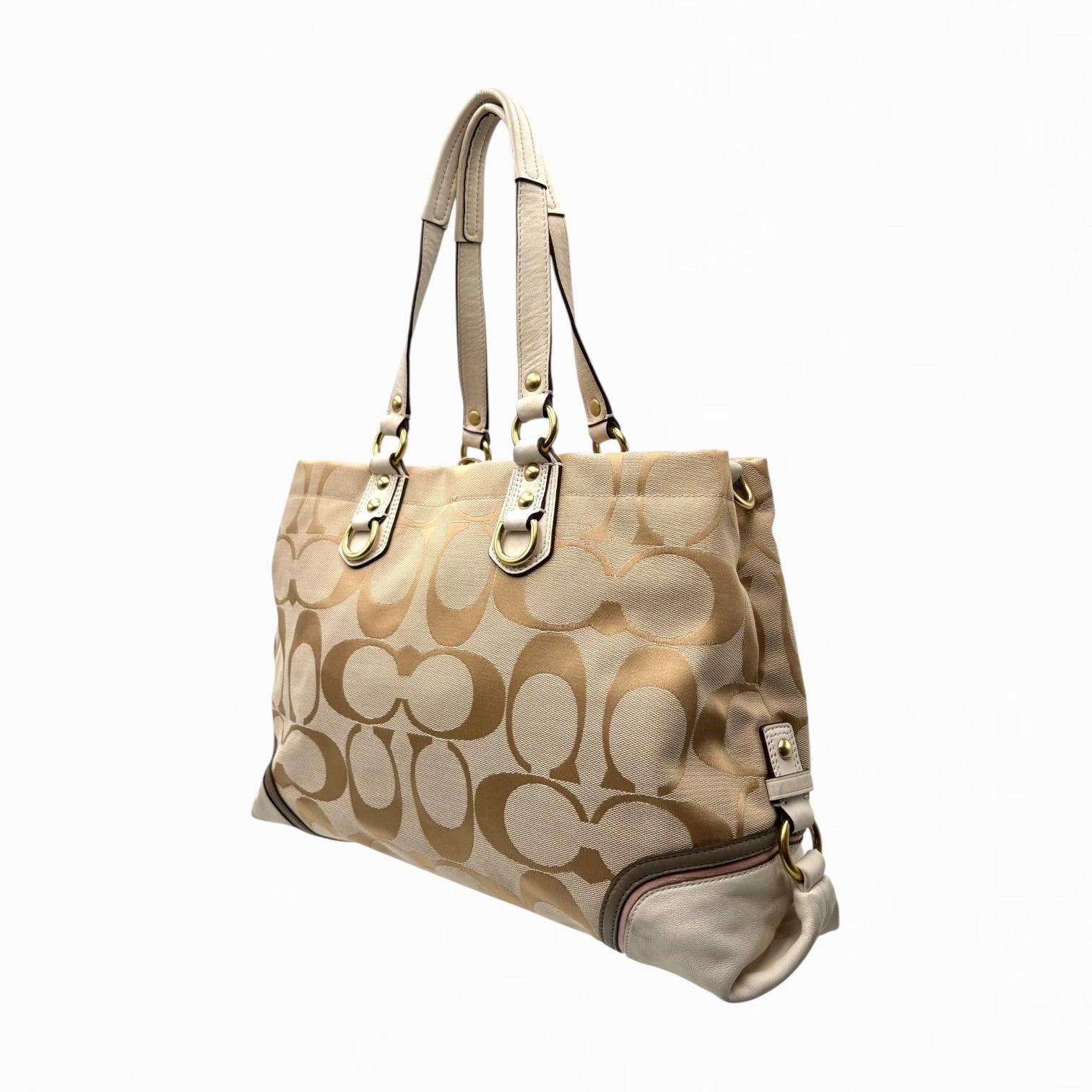COACH MONOGRAM HAND BAG