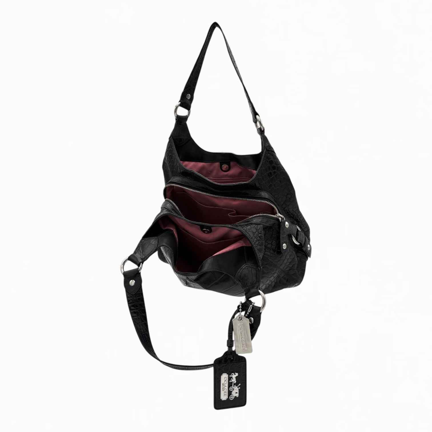 COACH LEATHER HOBO BAG