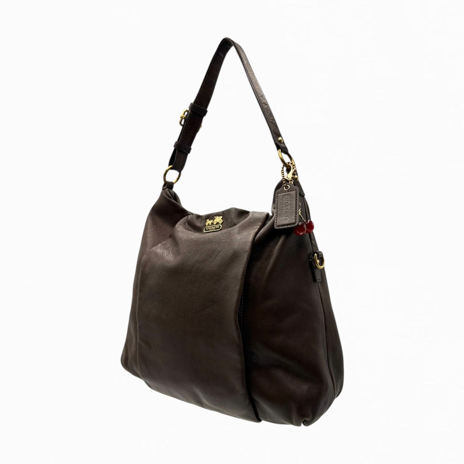 COACH LEATHER HOBO BAG