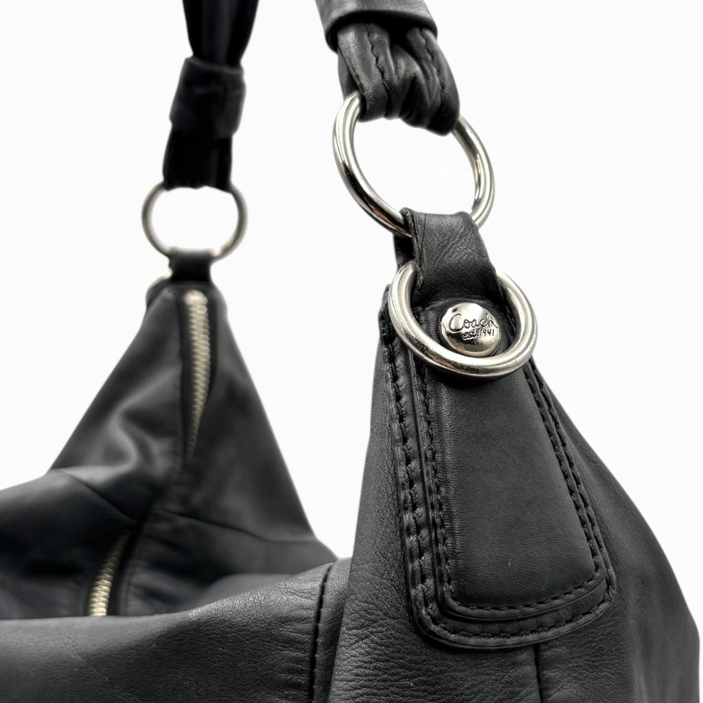 COACH LEATHER HOBO BAG
