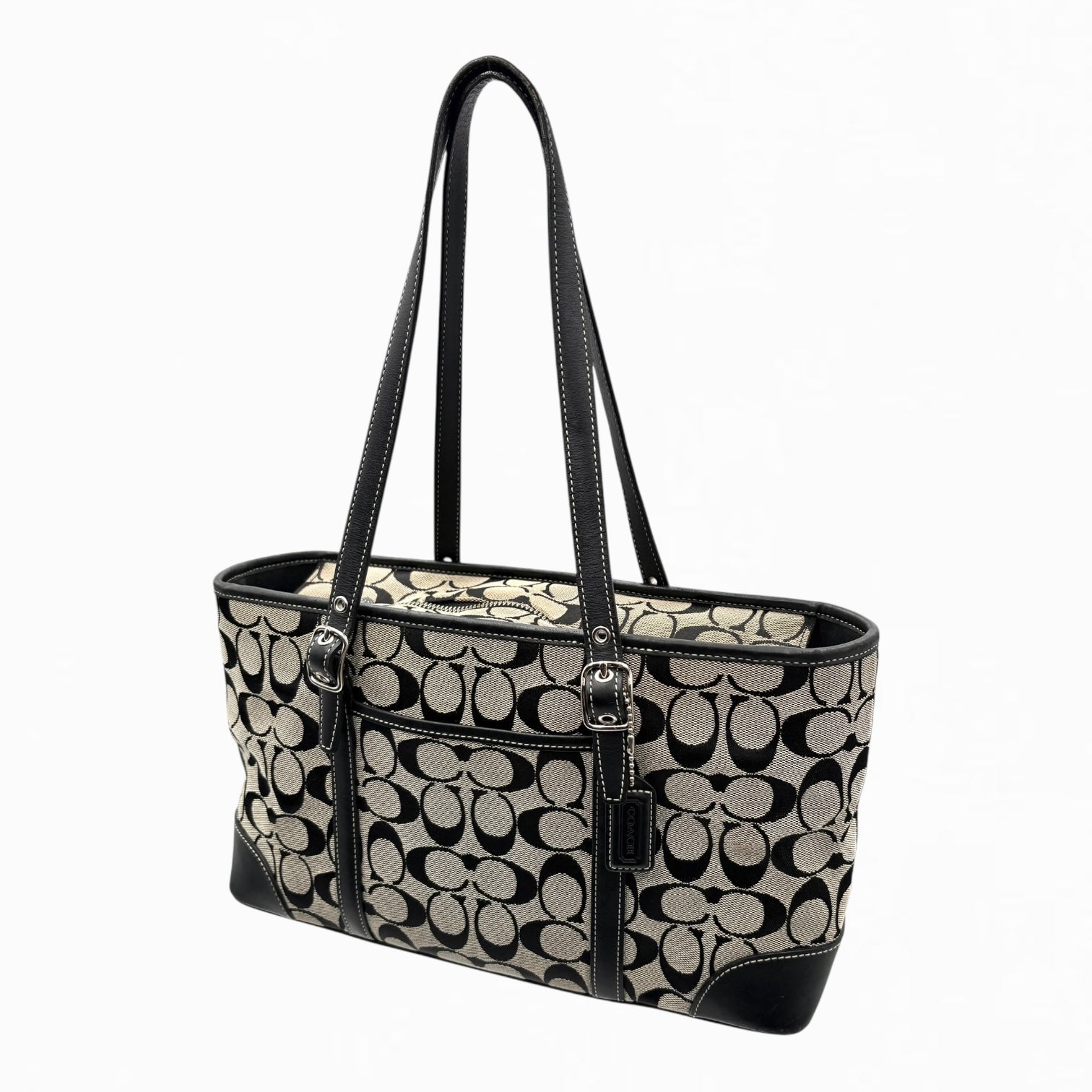 COACH MONOGRAM HAND BAG