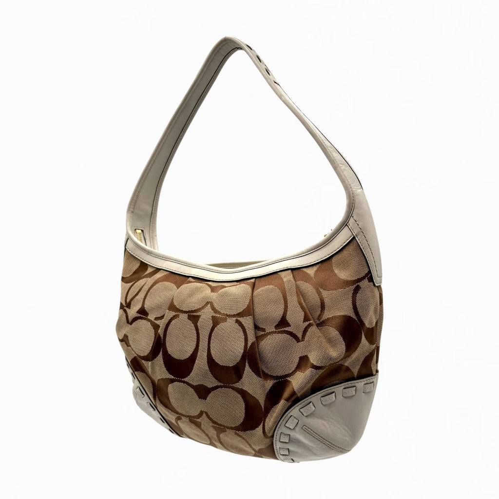 COACH MONOGRAM HOBO BAG
