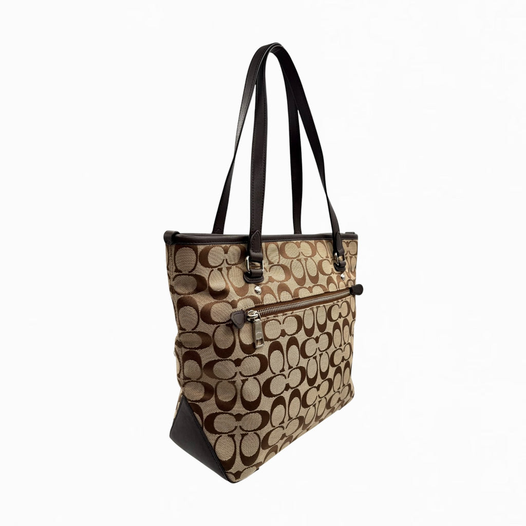 COACH MONOGRAM HAND BAG