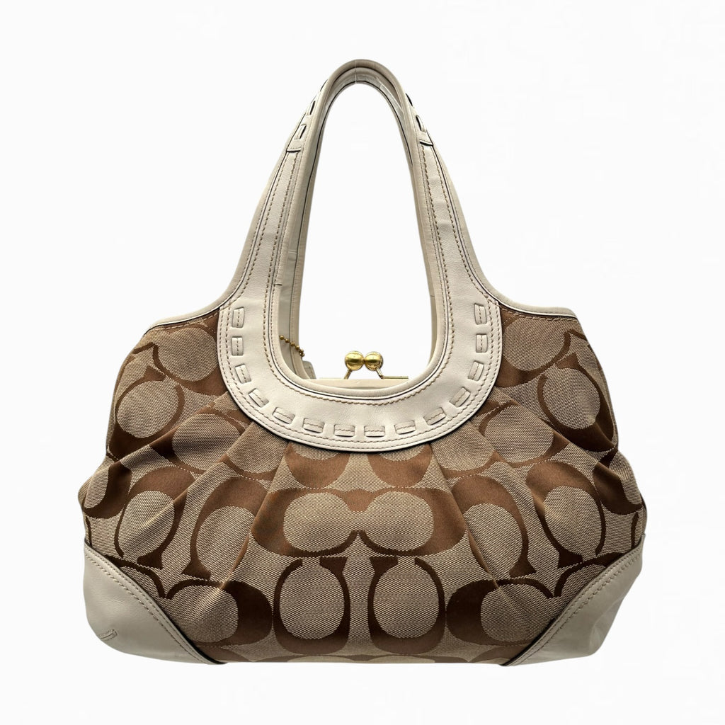 COACH MONOGRAM HOBO BAG