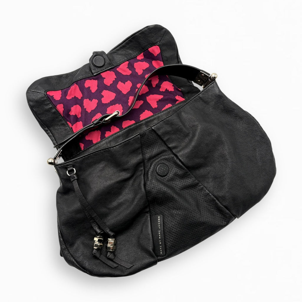 MARC JACOBS LEATHER HOBO BAG