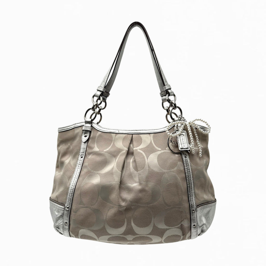 COACH MONOGRAM HAND BAG