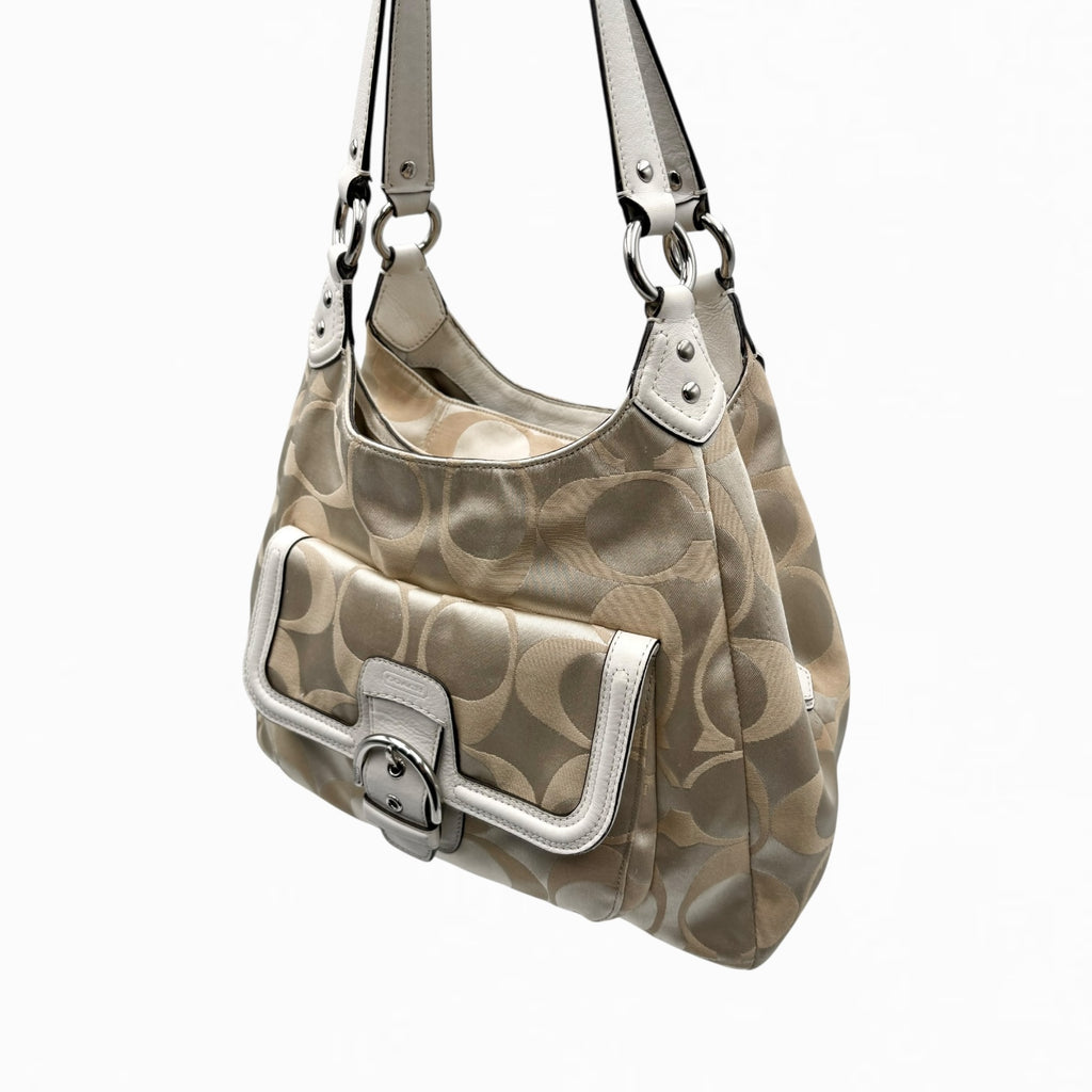 COACH MONOGRAM HOBO BAG