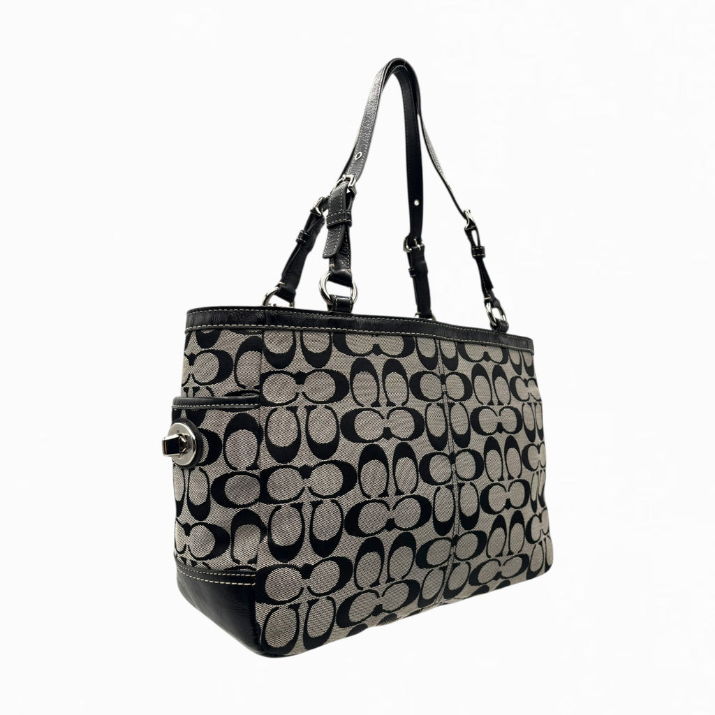 COACH MONOGRAM HAND BAG