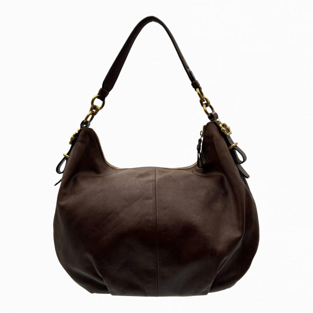 COACH LEATHER HOBO BAG