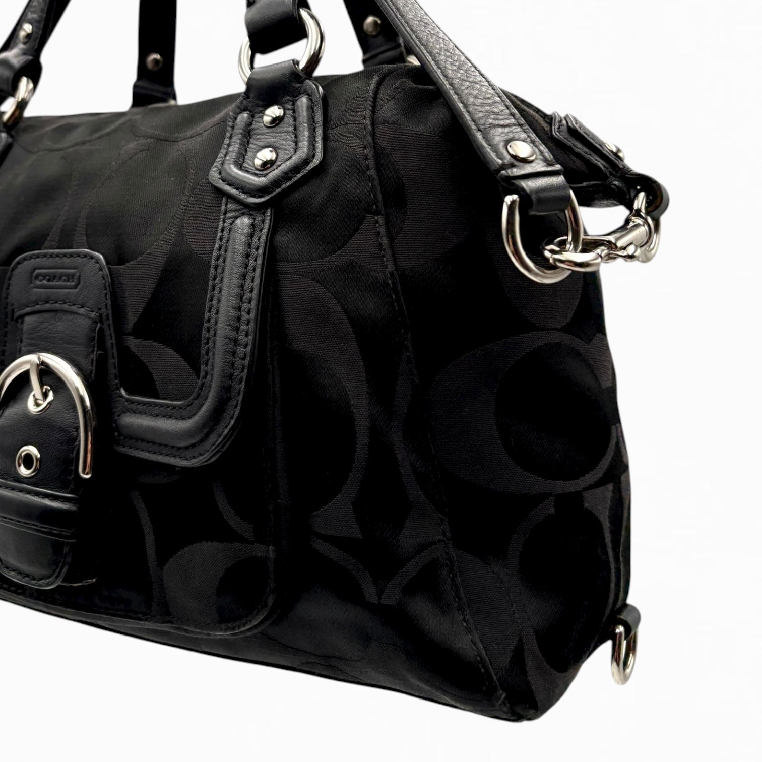 COACH MONOGRAM HAND BAG