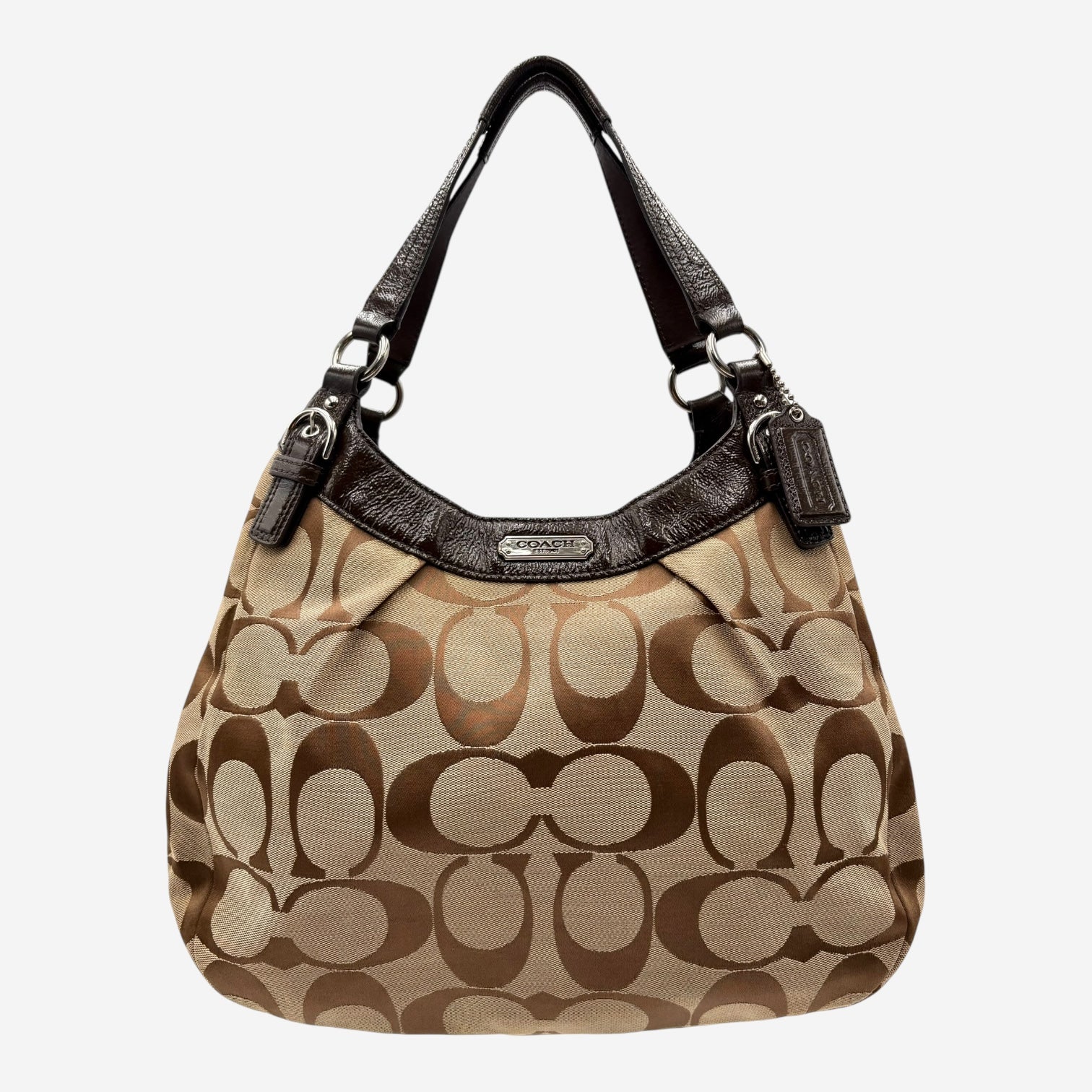 COACH MONOGRAM HOBO BAG
