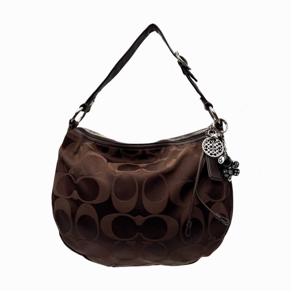 COACH MONOGRAM HOBO BAG