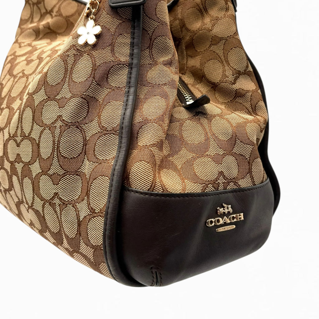 COACH MONOGRAM HOBO BAG