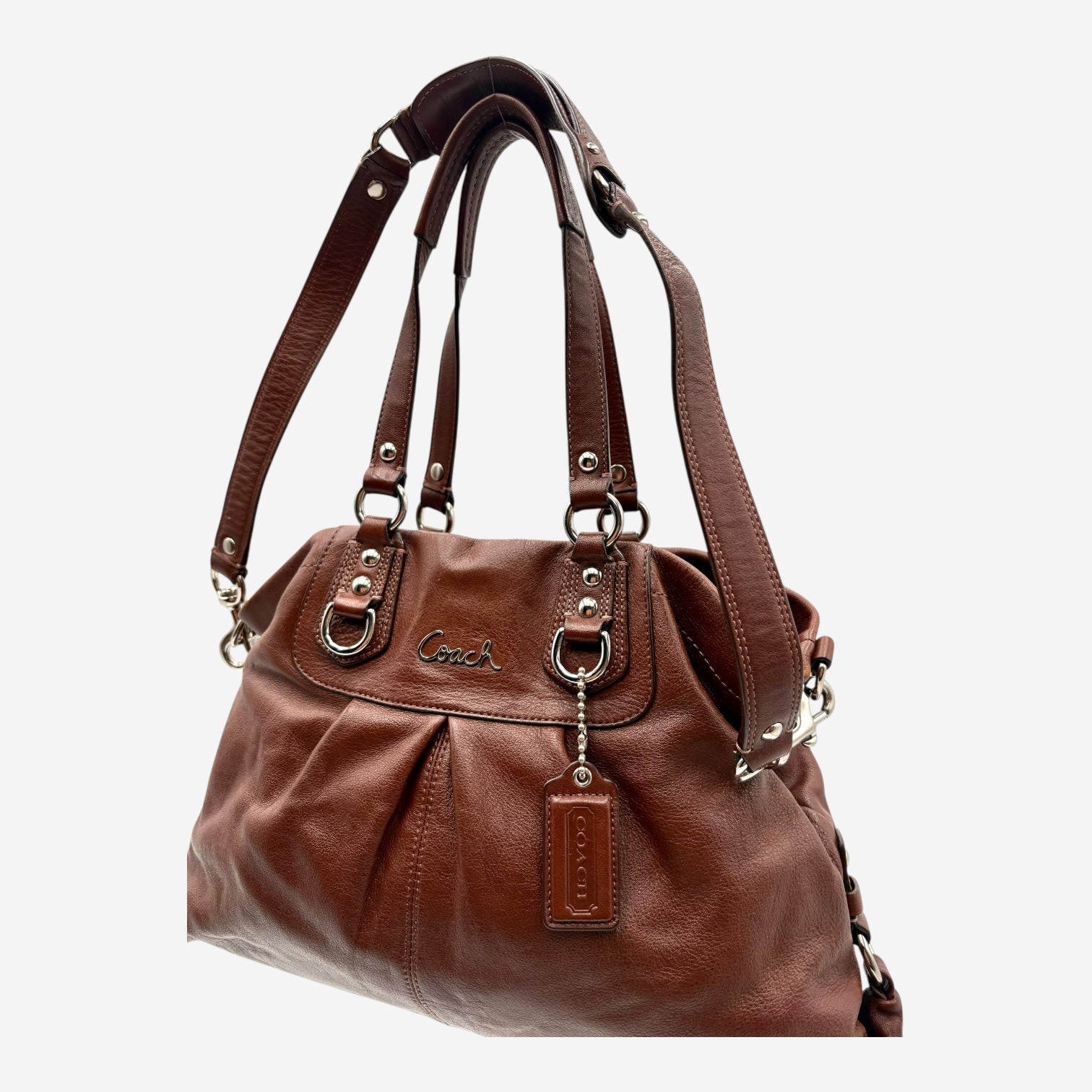 COACH LEATHER HAND BAG