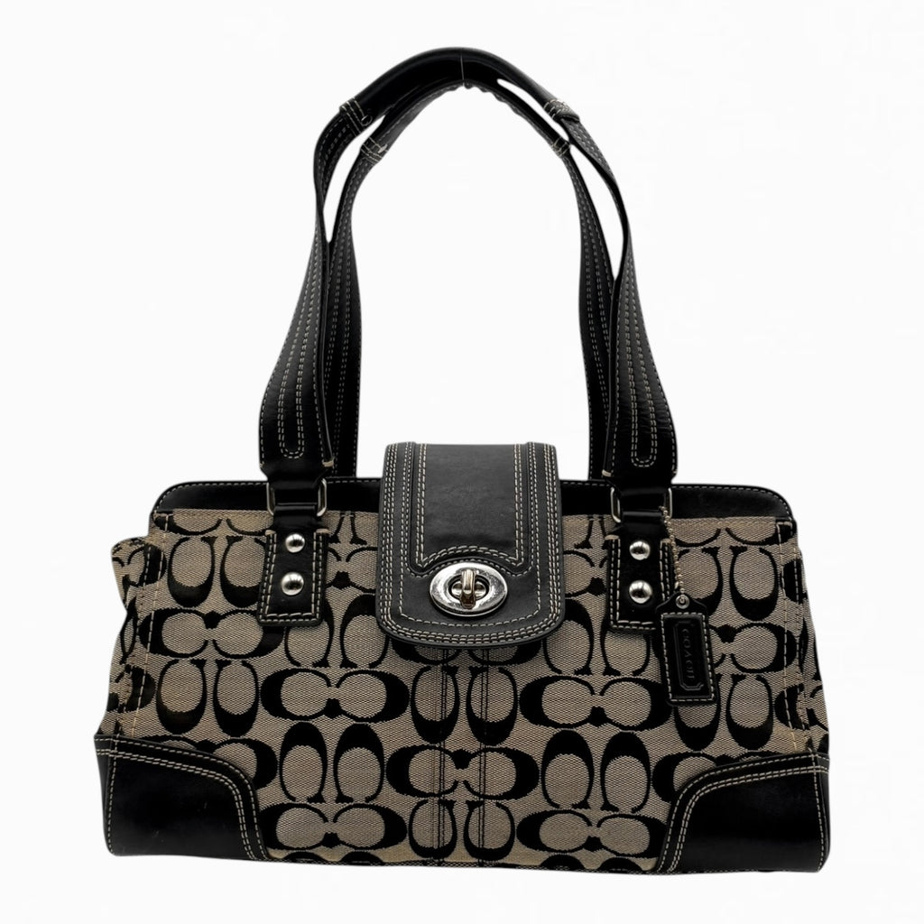 COACH MONOGRAM HAND BAG