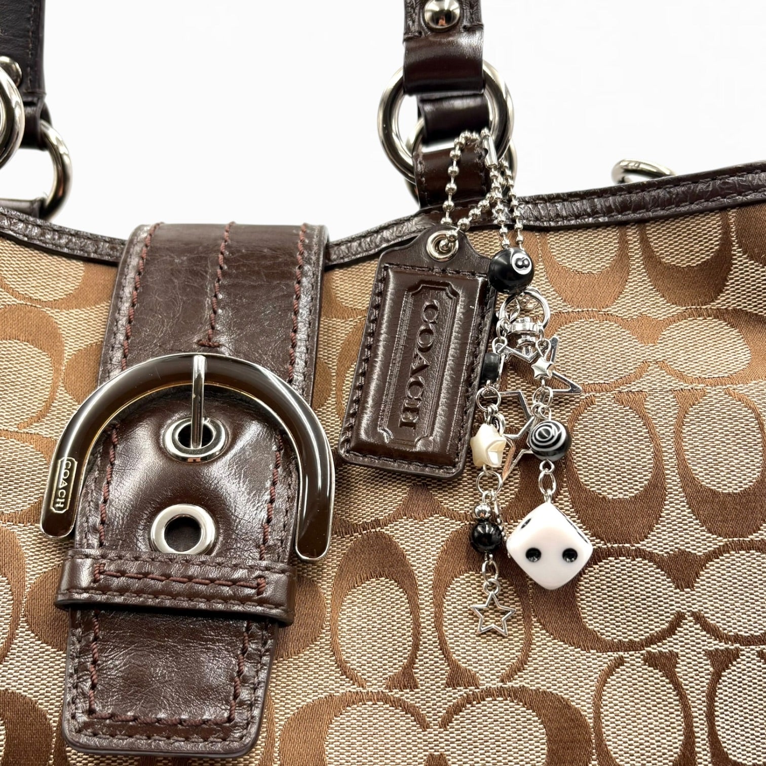 COACH MONOGRAM HAND BAG