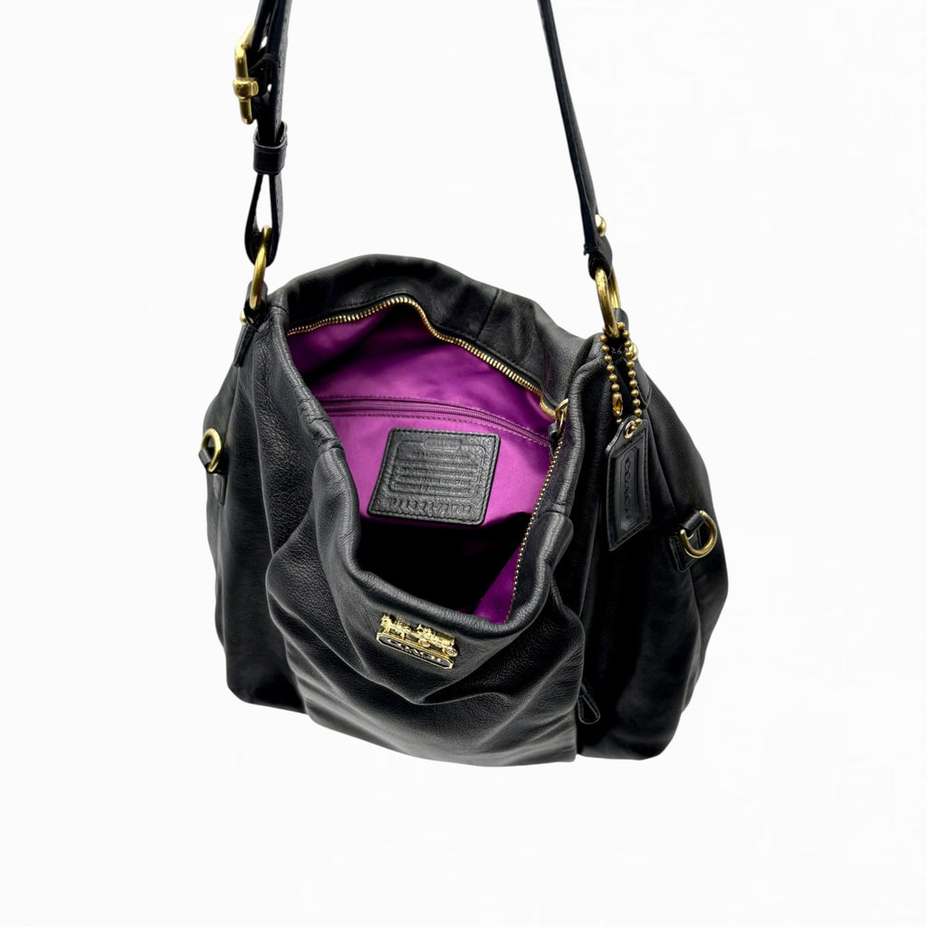 COACH LEATHER HOBO BAG