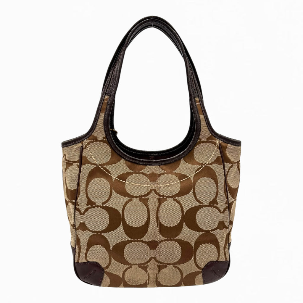 COACH MONOGRAM HAND BAG