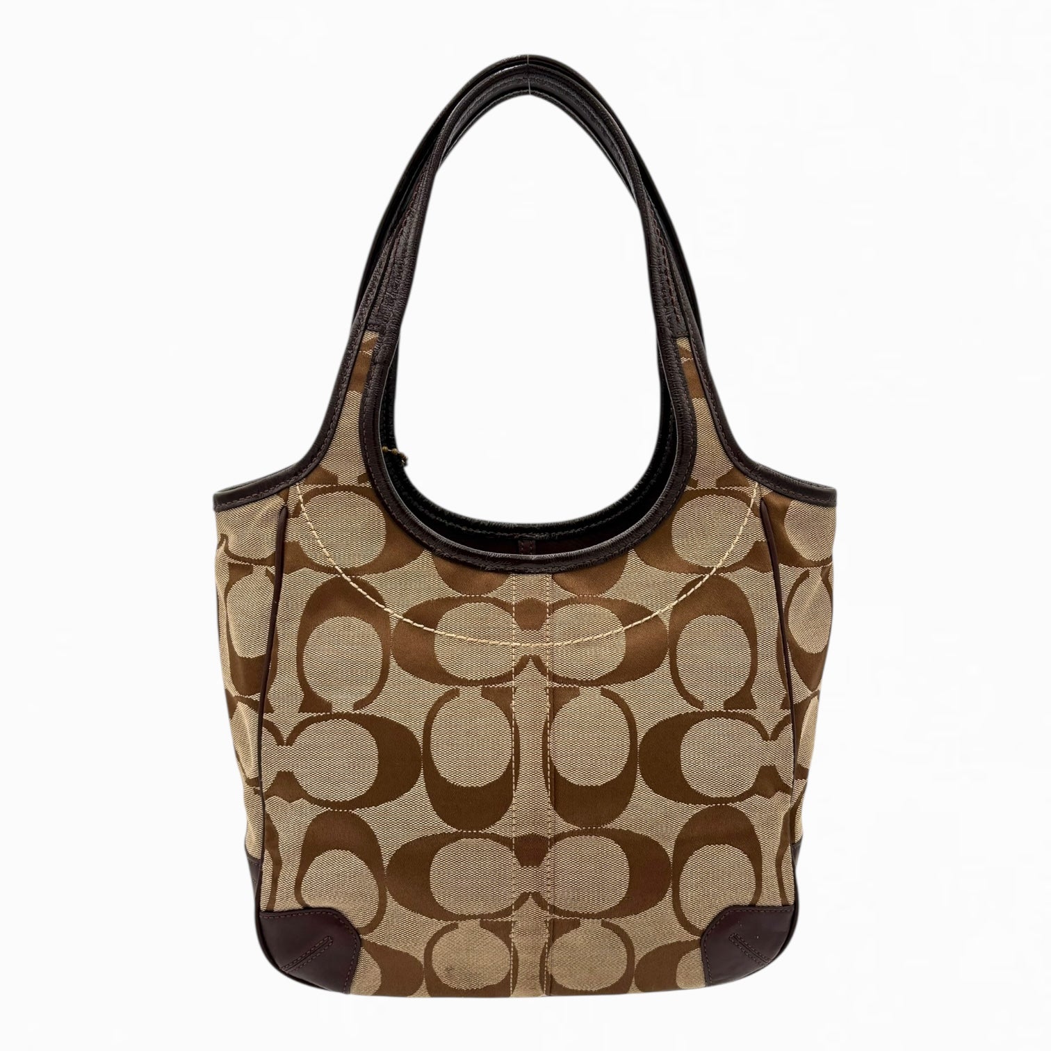 COACH MONOGRAM HAND BAG