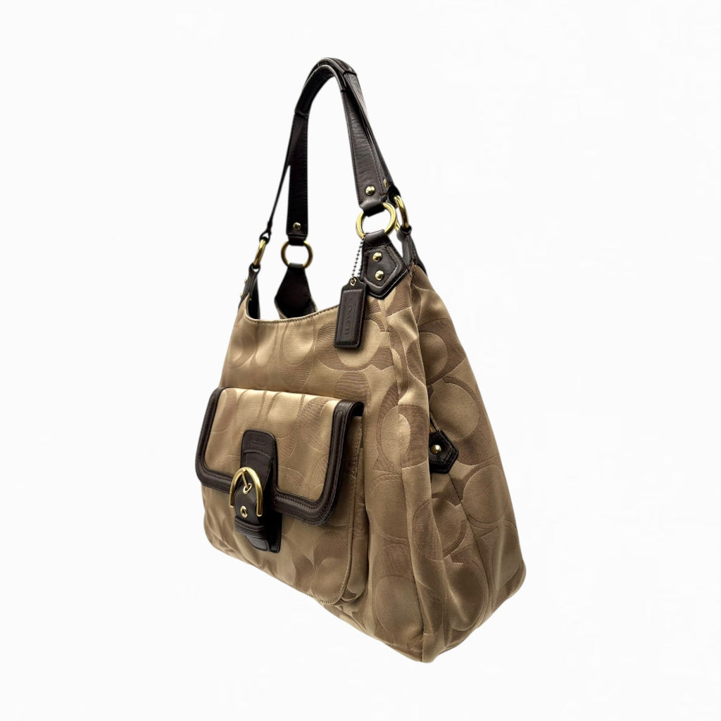 COACH MONOGRAM HOBO BAG