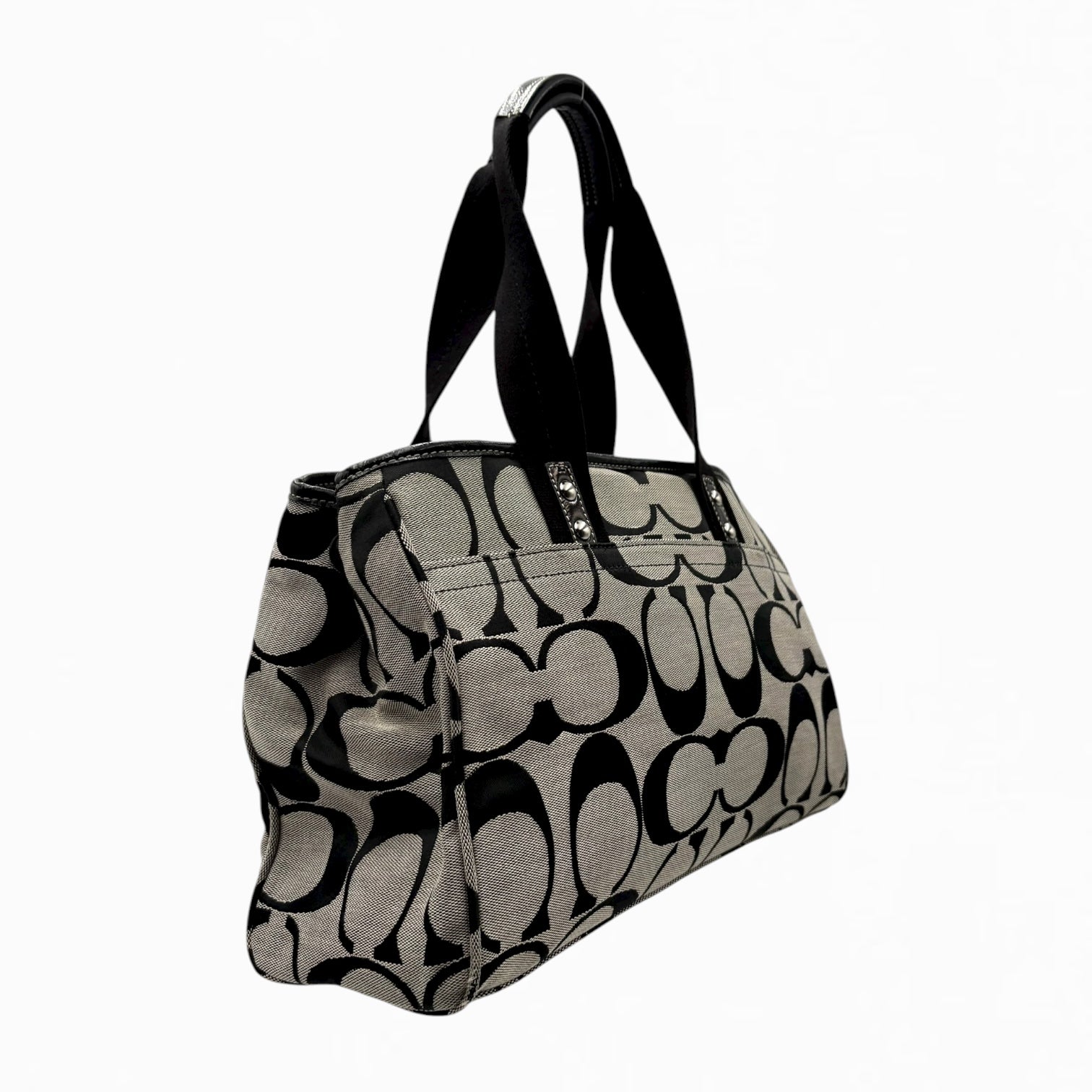 COACH MONOGRAM HAND BAG