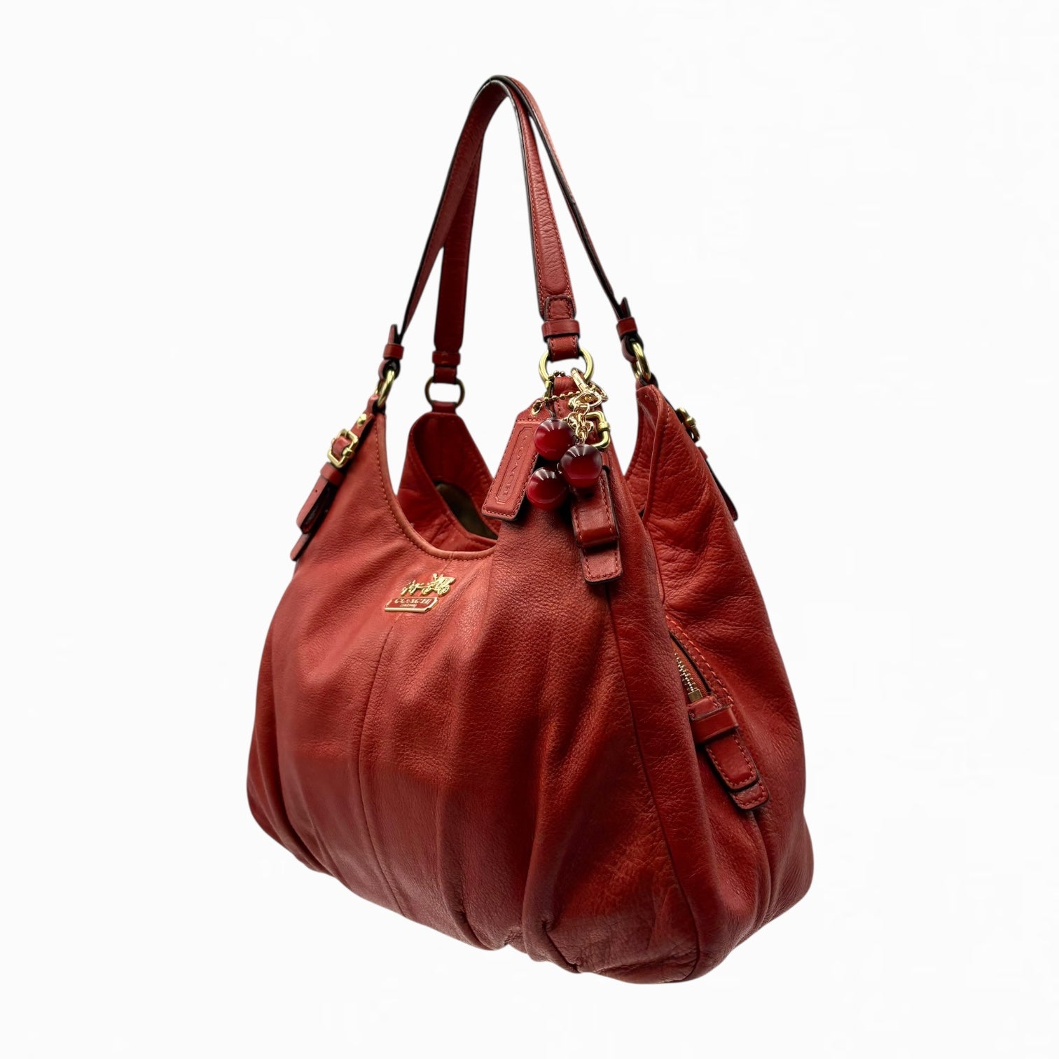 COACH LEATHER HOBO BAG
