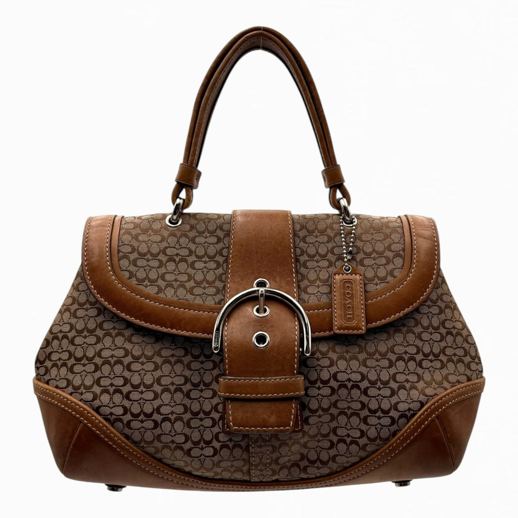 COACH MONOGRAM HAND BAG