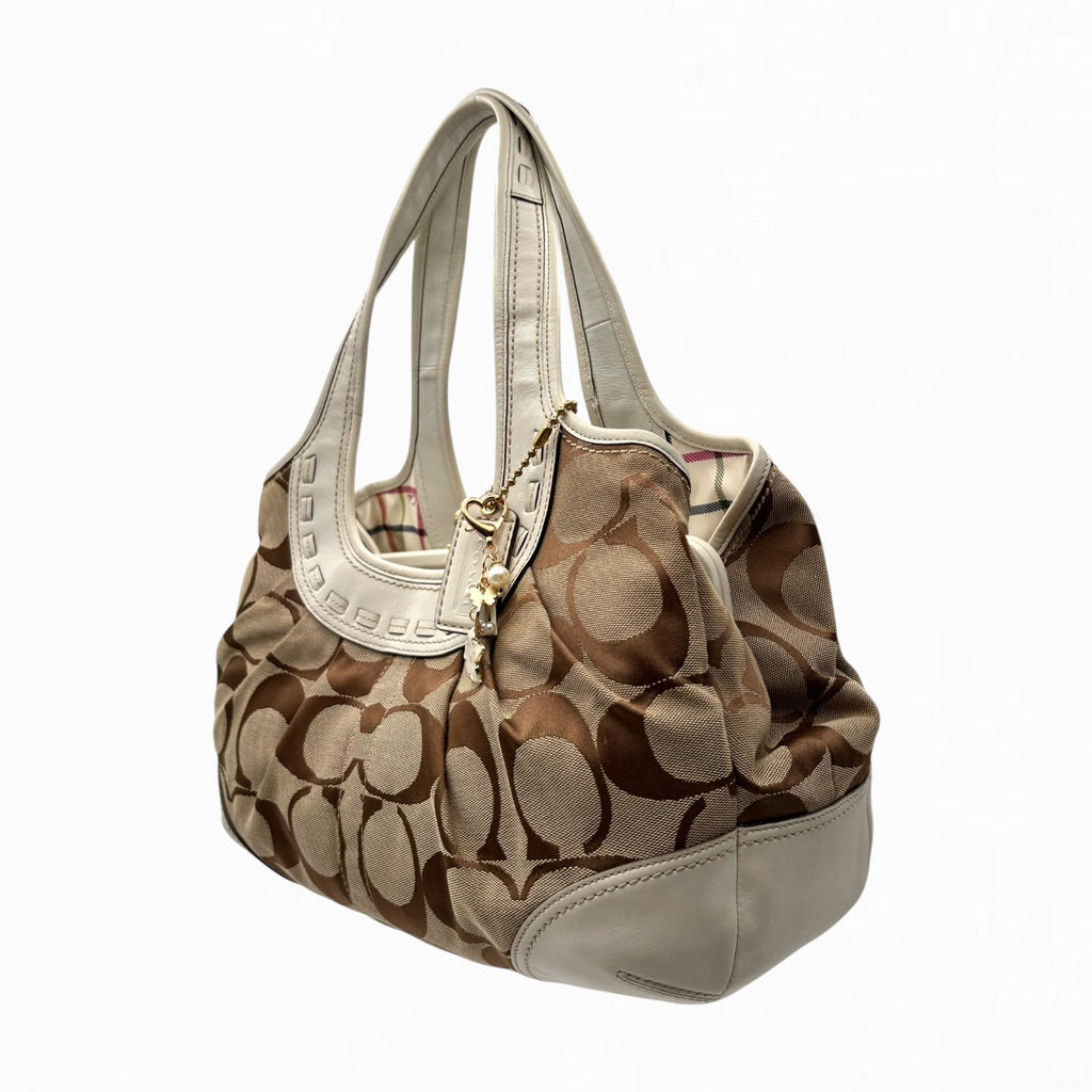 COACH MONOGRAM HOBO BAG