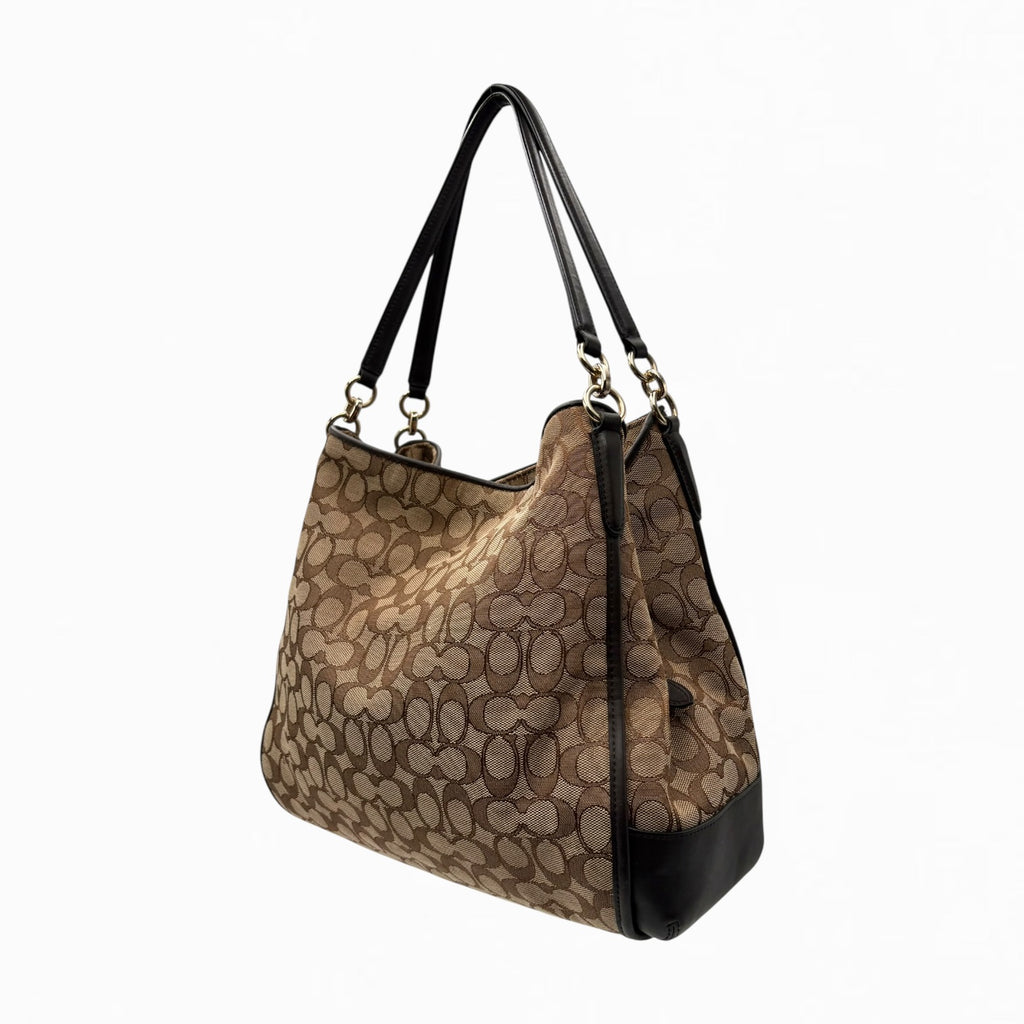 COACH MONOGRAM HOBO BAG