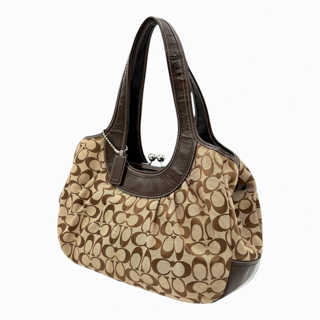 COACH MONOGRAM HAND BAG