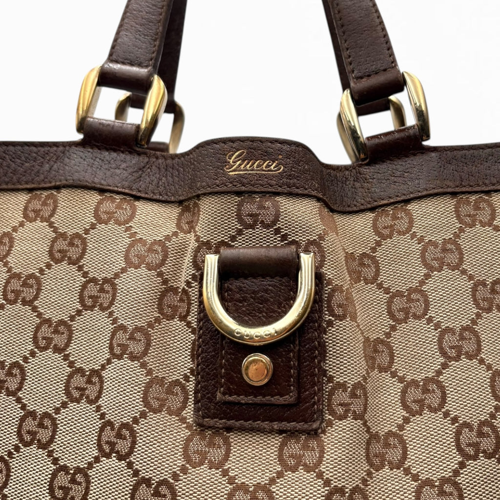 GUCCI MONOGRAM HAND BAG