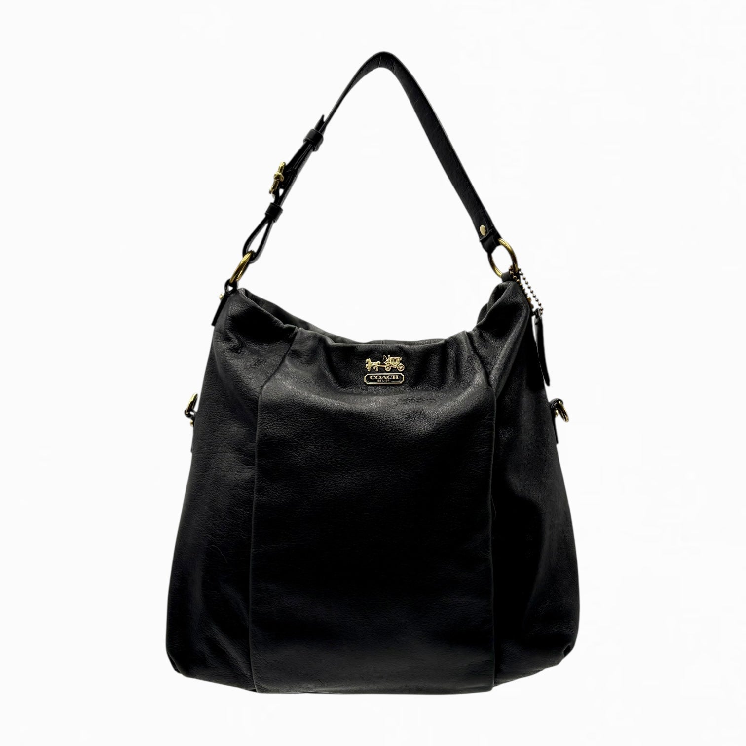 COACH LEATHER HOBO BAG