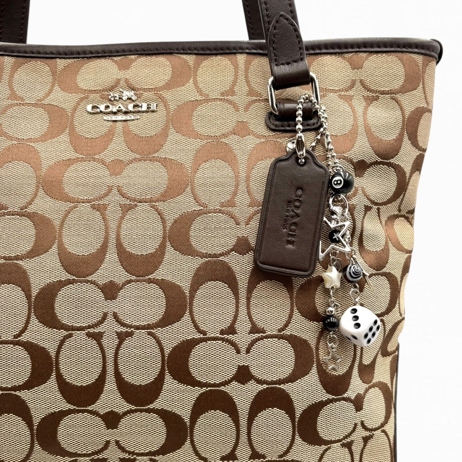 COACH MONOGRAM HAND BAG
