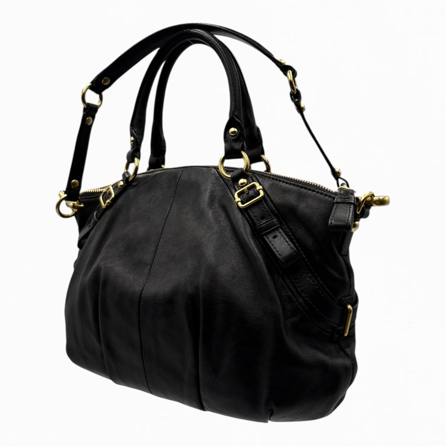 COACH LEATHER HAND BAG