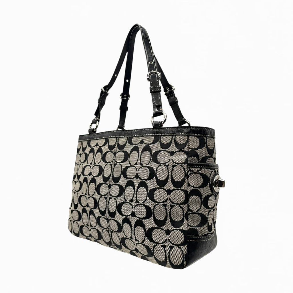 COACH MONOGRAM HAND BAG