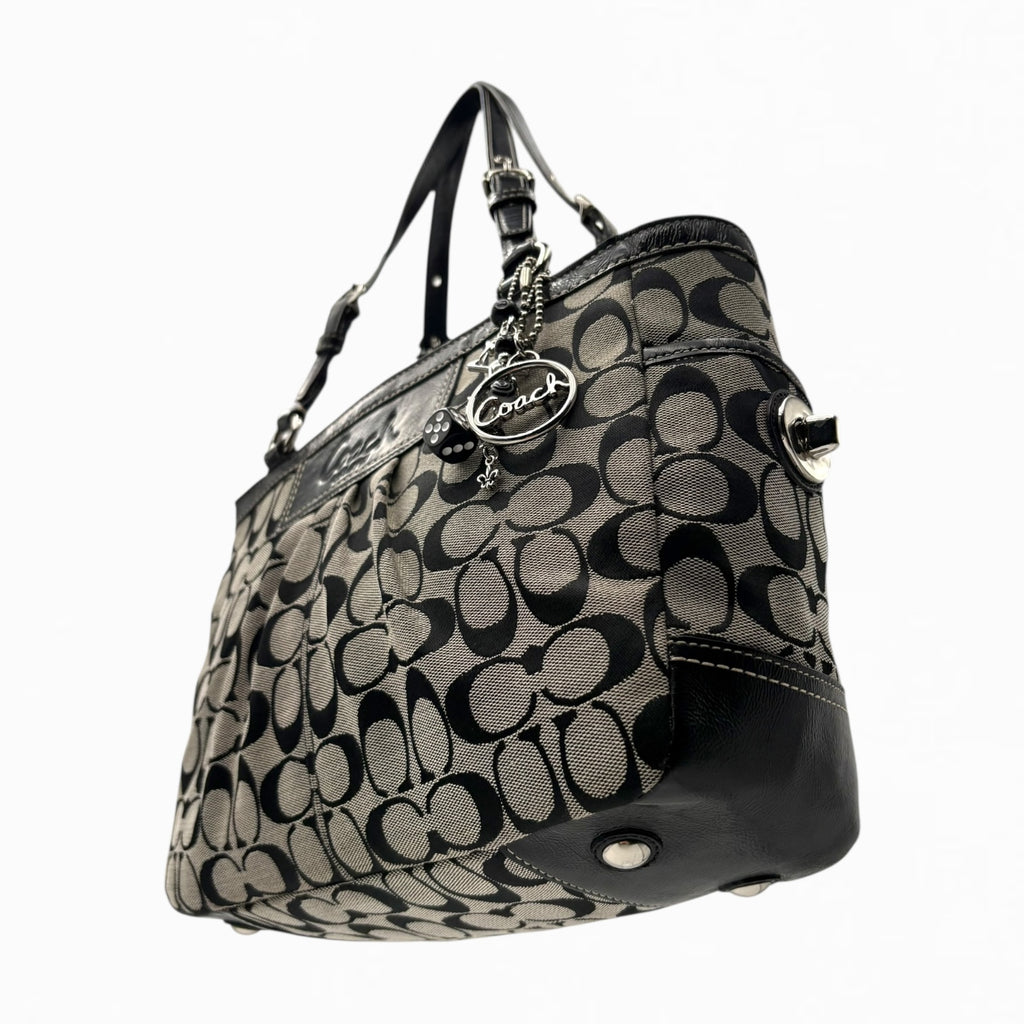COACH MONOGRAM HAND BAG