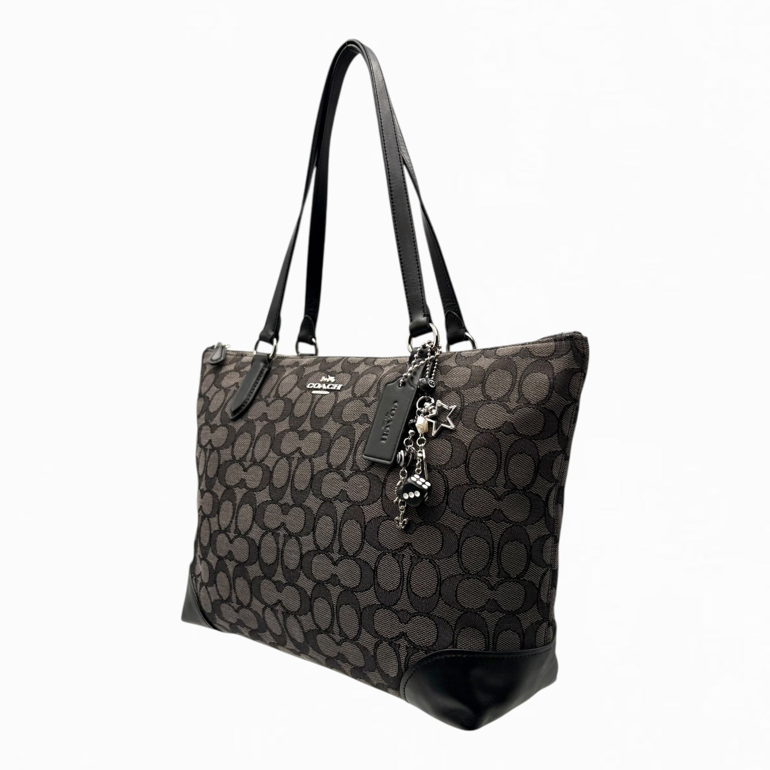 COACH MONOGRAM HAND BAG