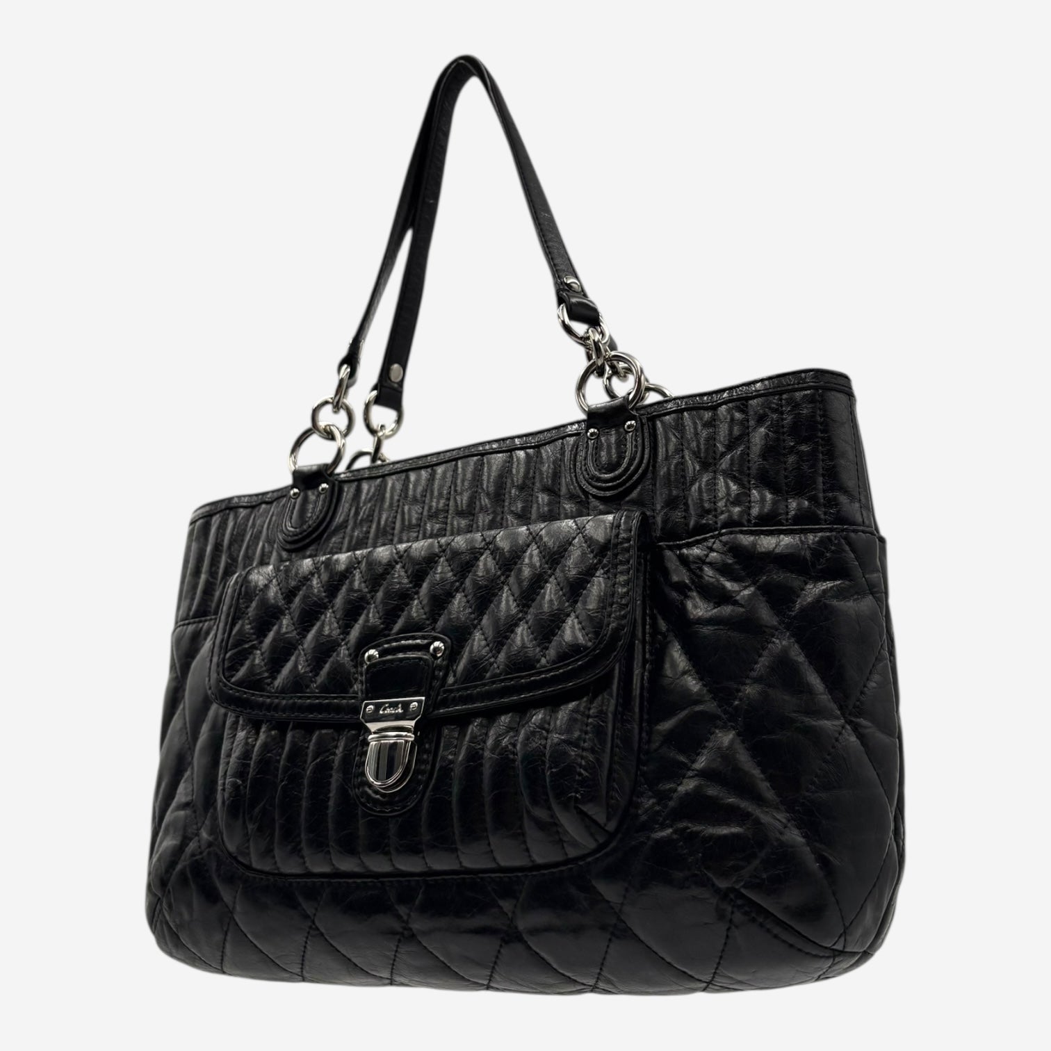 COACH LEATHER HAND BAG