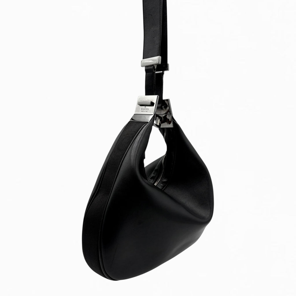 GUCCI BY TOM FORD LEATHER HOBO BAG