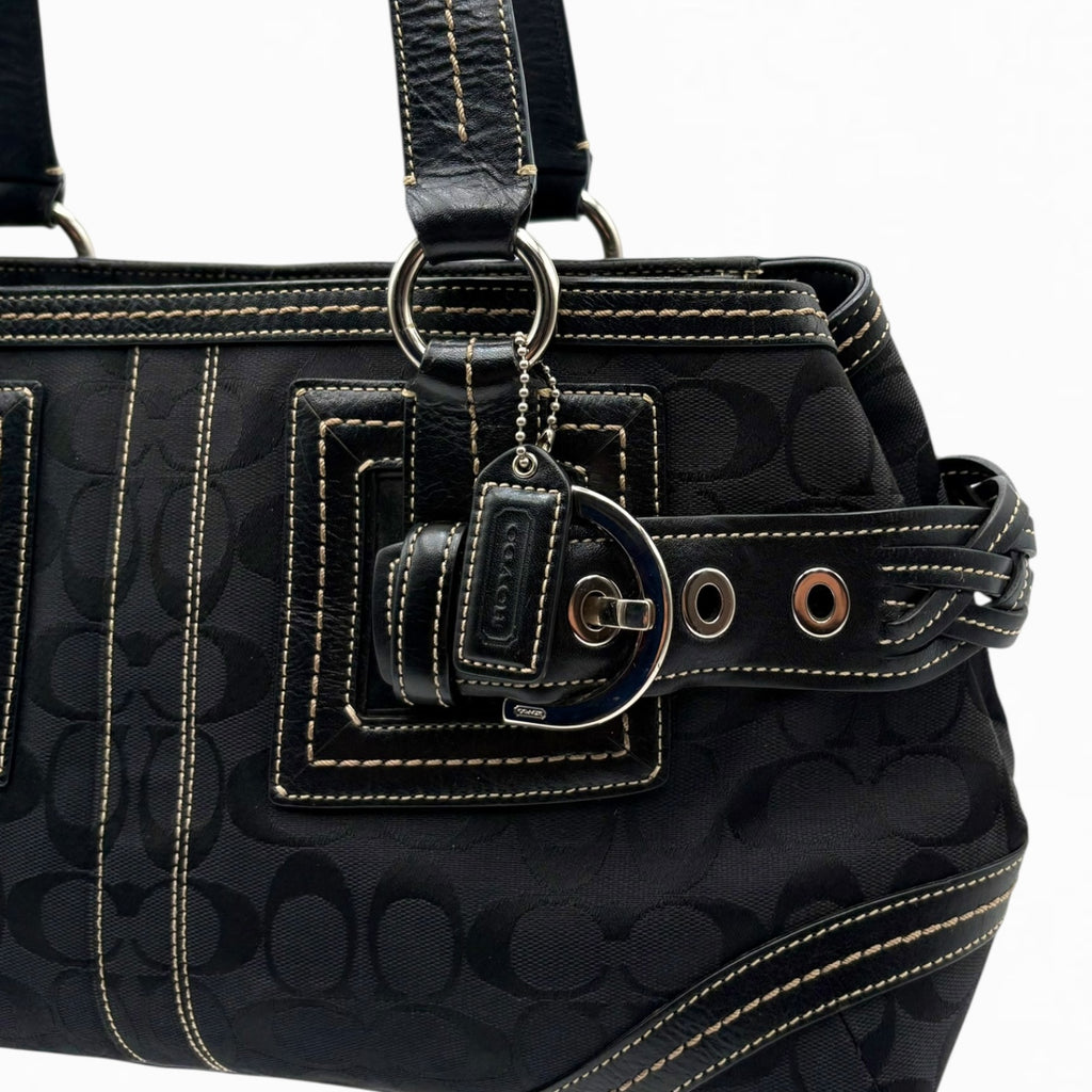 COACH MONOGRAM HAND BAG