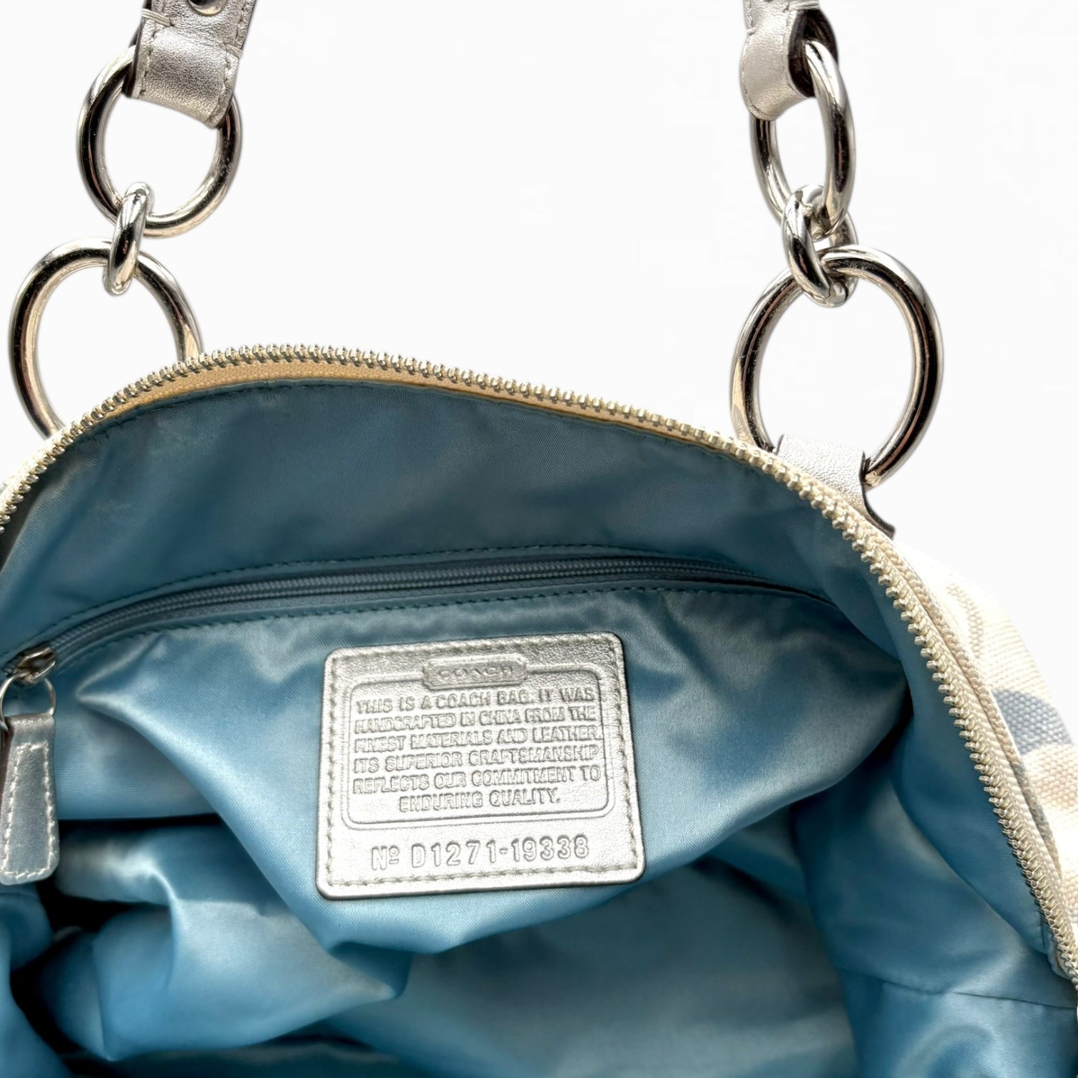 COACH MONOGRAM HAND BAG