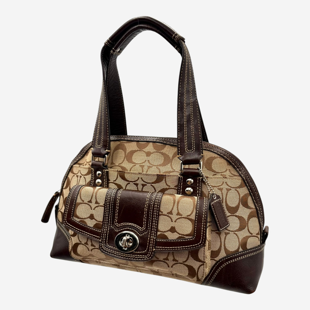 COACH MONOGRAM HAND BAG