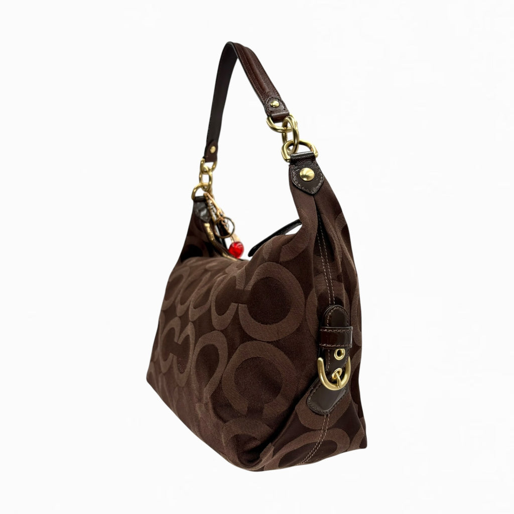 COACH MONOGRAM HOBO BAG