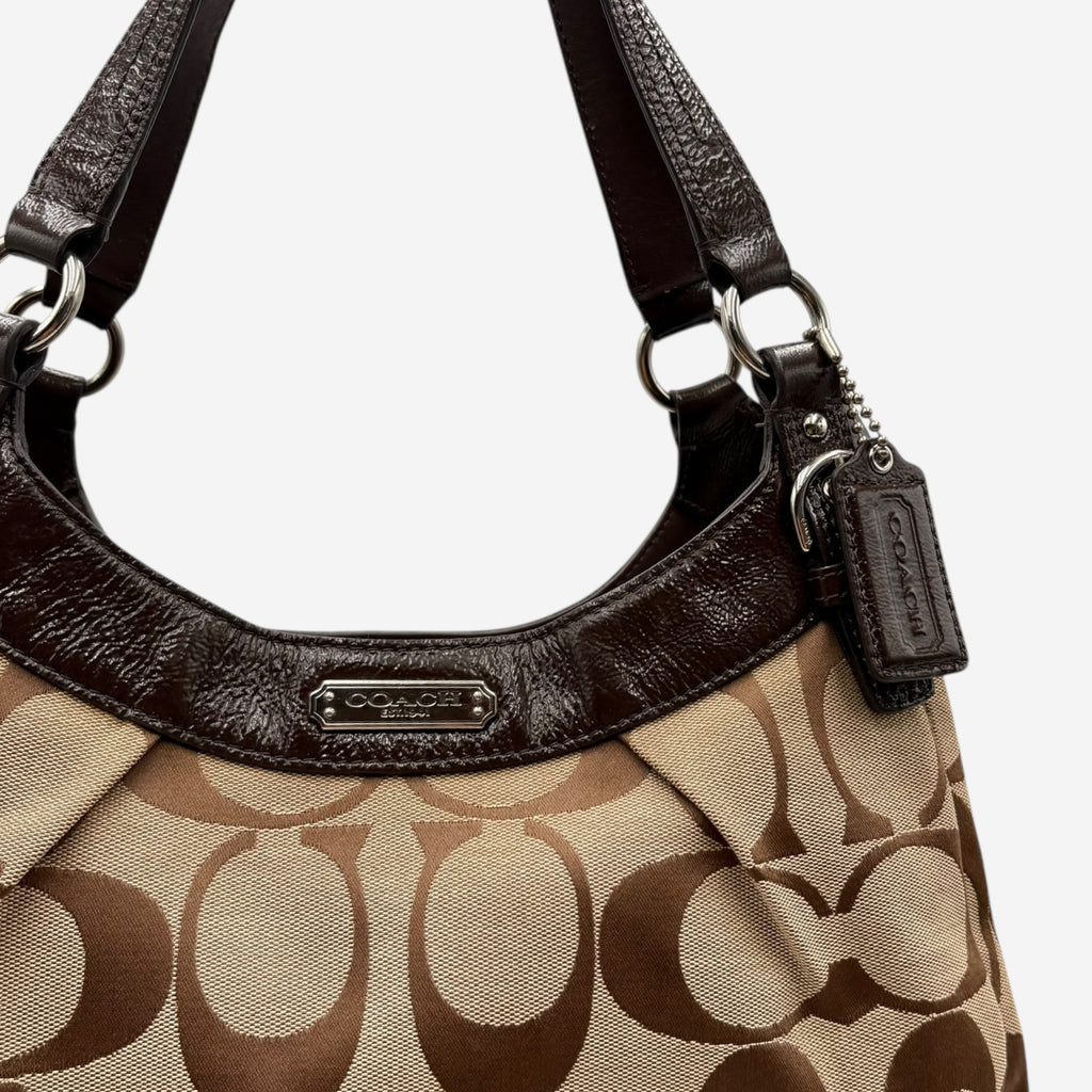 COACH MONOGRAM HOBO BAG
