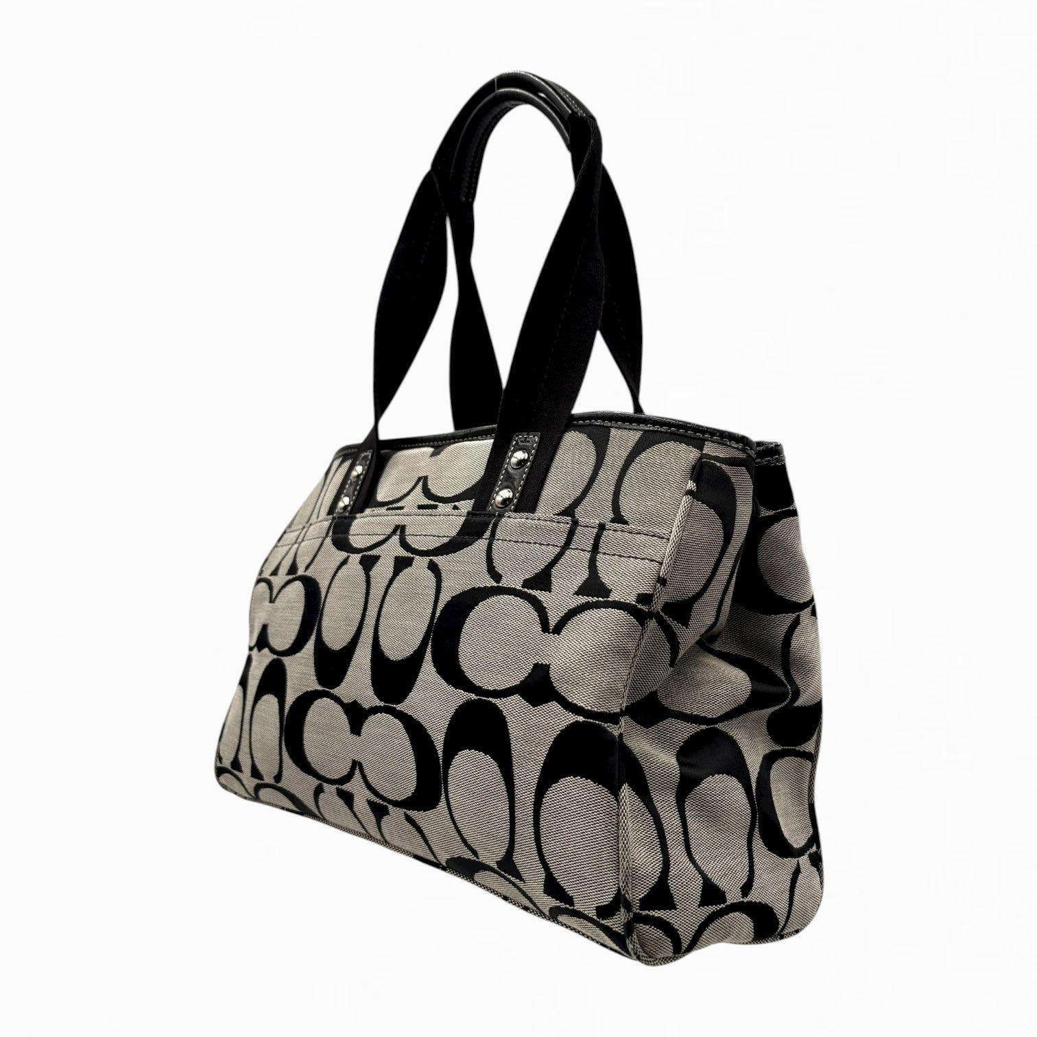 COACH MONOGRAM HAND BAG