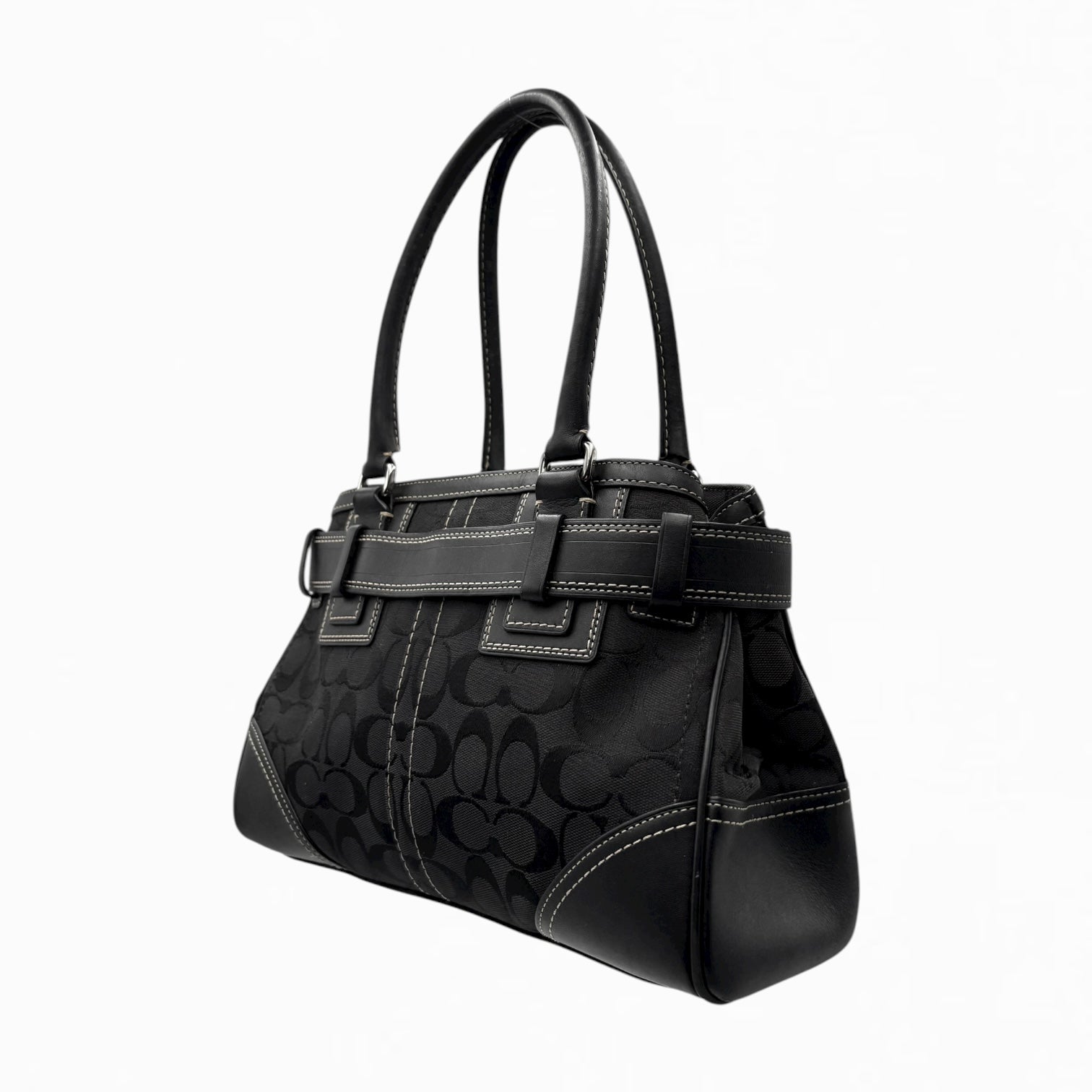 COACH MONOGRAM HAND BAG