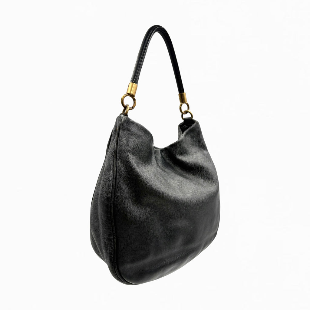 MARC JACOBS LEATHER HOBO BAG