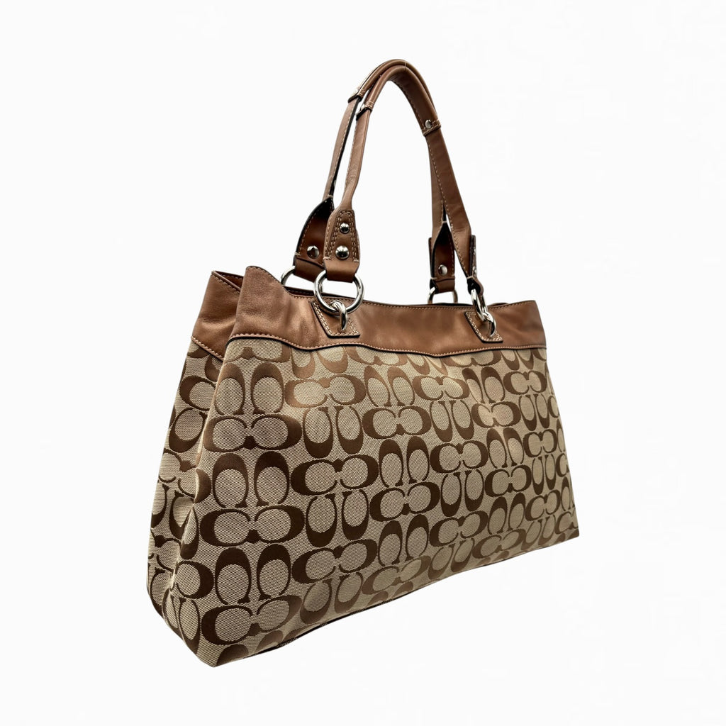 COACH MONOGRAM HAND BAG