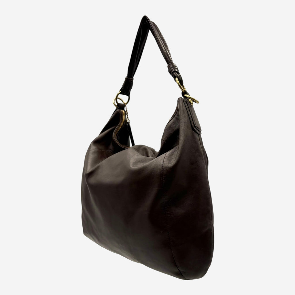 COACH LEATHER HOBO BAG